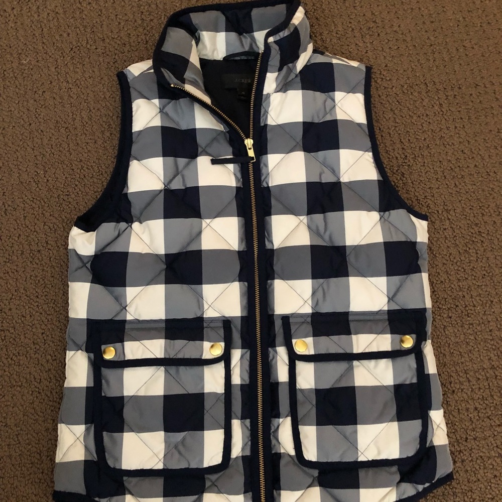Jcrew plaid vest